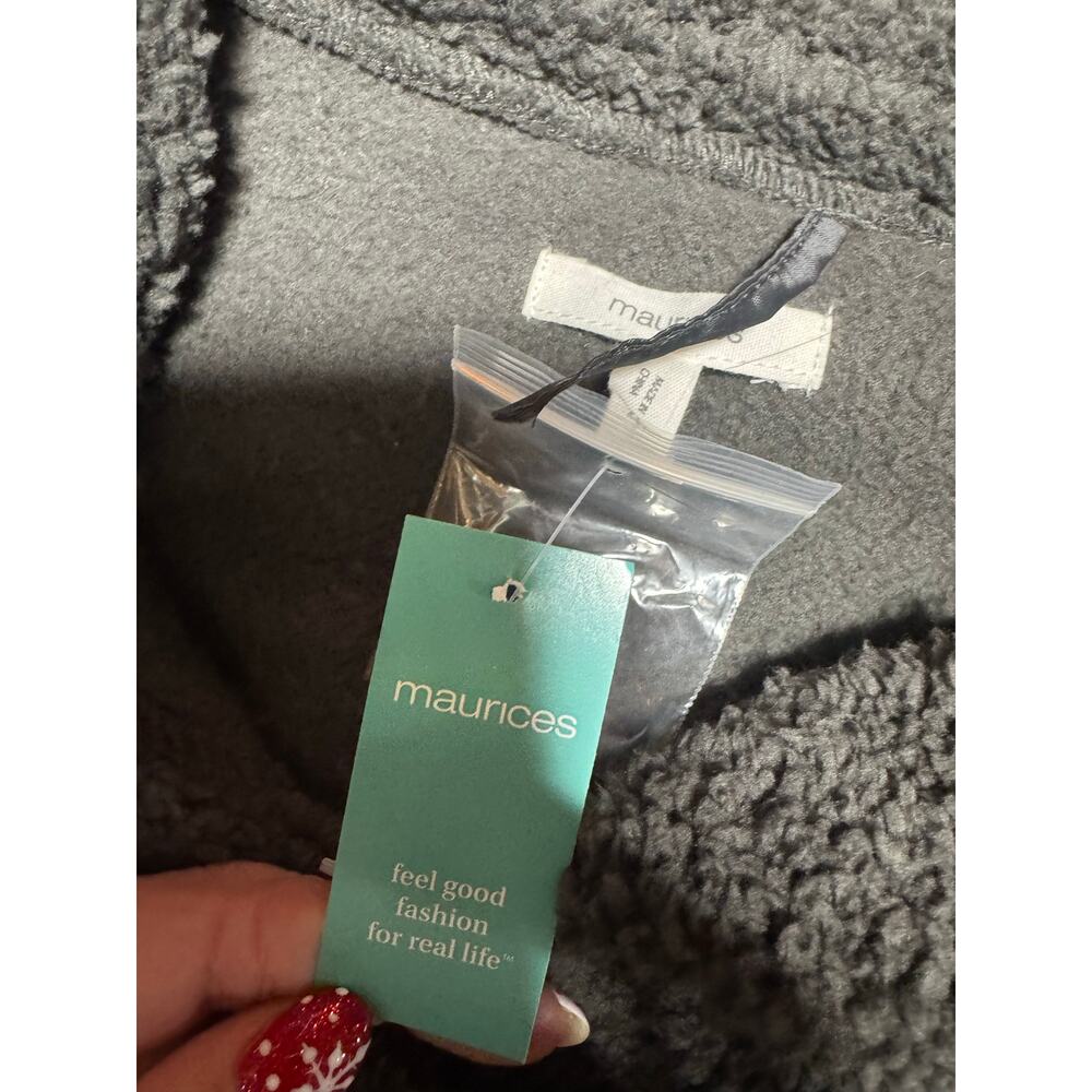 Maurices Sherpa Teddy Jacket 4X Plus Size NWT Coz… - image 7